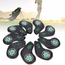 Golfschläger Kopfschutz Eisen 9er Schwarz