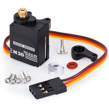 8.1g Metallväxel för Servo 5-6V för 1/30 RC Crawler för Axial SCX30 DIY Tillbehör