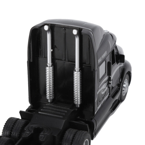 Spielzeug Transporter LKW Modell 1:48 schwarz 35cm
