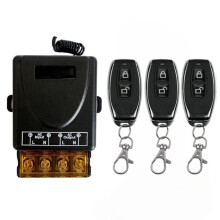AC 220V 30A 1CH 433MHz Wireless Fernbedienungsschalter Relaisempfänger + Sperren/Entsperren Sender