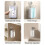 (Gray)Transparent Wall Mount Tissue Dispenser With Suction Cup For Bathroom And Use Kitchen 6