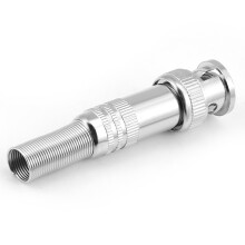 10 BNC Stecker Q9 Alu Schraub