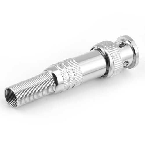 10 BNC Stecker Q9 Alu Schraub