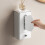 (White 23cm)Wall Mounted Tissue Organizer With Waterproof Design For Home And Commercial Use 8