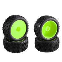 4PCS 1/10 RC Off-Road Buggy Car Wheel Tires RC Wear-Resistant Off Road Tires for Xray Xb2 Serpent Srx2 Tekno D