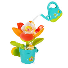 Annaffiatoio anatra giocattolo bagno bambino con girasole fioritura anatra giocattolo bagno bambino