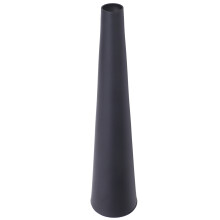 Nordische Aluminium Vase klein Schwarz