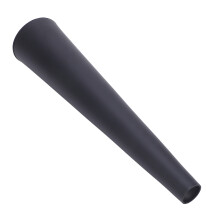 Schlanke Aluminium Vase klein schwarz
