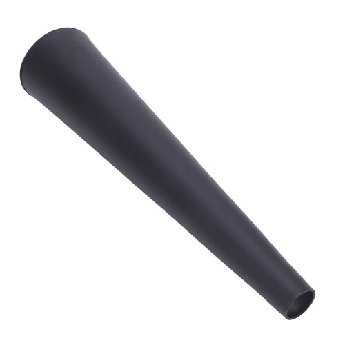 Schlanke Aluminium Vase klein schwarz