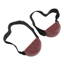 Kinder Zehenschutz Klett 2er Set Kaffee