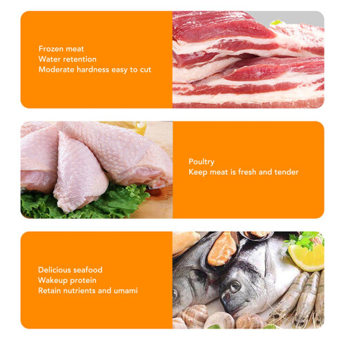 Effiziente Auftaubox für Fleisch und Meeresfrüchte