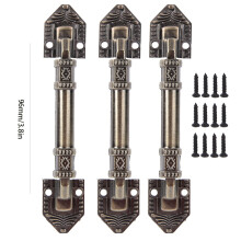 Aluminium Türgriff Antik 96 mm 3 Stück