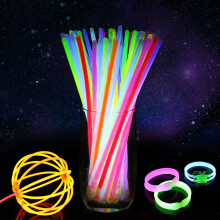 Fluoreszenz Leuchtstäbe für Feste, 50 Stück