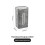 (Gray Wall Hanging)Stylish Wallmounted Paper Holder With Multipurpose Waterproof Design For Hotels Restrooms 11