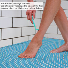 6x Matte 20x20cm Blau aus PVC mit Drainage