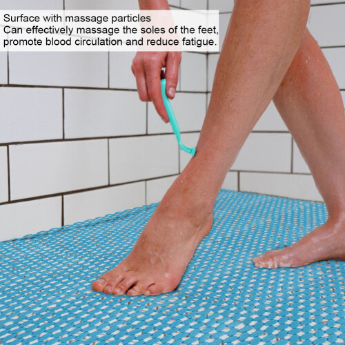 6x Matte 20x20cm Blau aus PVC mit Drainage