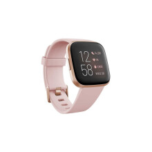 Fitbit Versa 2 Health and Fitness Smartwatch with Heart Rate, Music, Alexa Built-In, Sleep and Swim Tracking, Black/Carbon