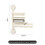 (Beige 4 In 1)Cute Style Suction Cup Shelf With Rotatable Design For Kitchen Organization Counter 8