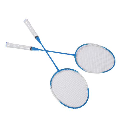 Vibrationsarmer Badminton Set blau Tasche