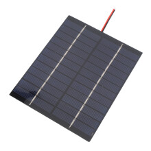 Solarpanel 2W 12V 110x136mm mit Kabel für Outdoor