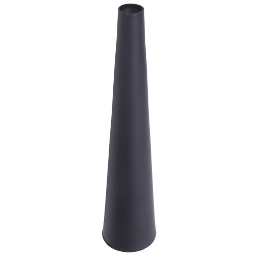 Schlanke Aluminium Vase klein schwarz