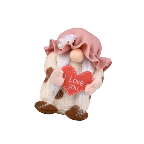 Muttertagsdeko Nisse Puppe mit Herz 17 cm