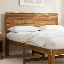 vidaXL Kopfteil mit Live Edge ROSTOCK Natur 140 cm Massivholz Akazie