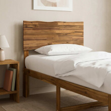 vidaXL Kopfteil mit Live Edge ROSTOCK Natur 100 cm Massivholz Akazie