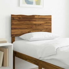 vidaXL Kopfteil mit Live Edge ROSTOCK Natur 90 cm Massivholz Akazie