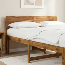 vidaXL Kopfteil mit Live Edge ROSTOCK Natur 160 cm Massivholz Akazie