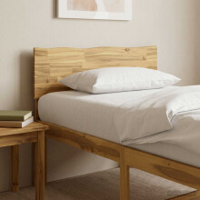vidaXL Kopfteil mit Live Edge ROSTOCK Weiß 90 cm Massivholz Akazie