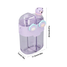 Kinderwasserflasche 780ml auslaufsicher Lila