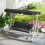 3-Seater Garden Bench Cushion w/ Back & Ties 2
