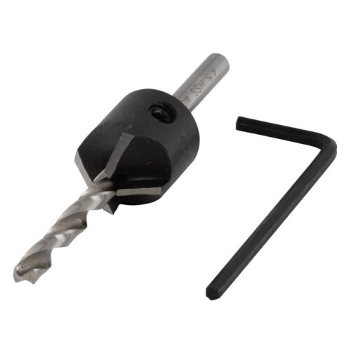 wolfcraft Fresa - WOLFCRAFT - Ø4,5 x 16 mm - Aço - 1 peça 1