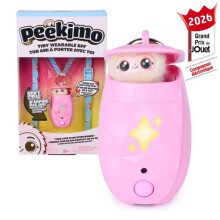 Peekimo Violet - SPINMASTER - Interactive animal and wearable accessory - Over 100 sounds & reactions - Suitable for ages 5 and up