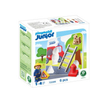 PLAYMOBIL Junior 72088 Firefighters Puzzle, 6 pieces, From 1 year