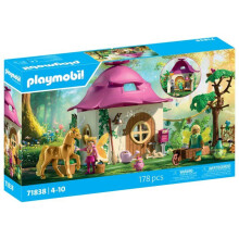 PLAYMOBIL 71838 Fairy House with Unicorn, The Fairies, 178 pieces, for ages 4 and up