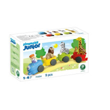 PLAYMOBIL Junior 72084 Animal Train, 9 pieces, From 1 year