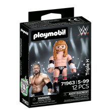 PLAYMOBIL 71963 WWE Triple H, Collectible Wrestling Legend, 12 pieces, from 5 years old