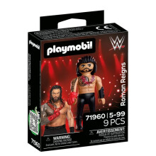 PLAYMOBIL 71960 WWE Roman Reigns, Collectible Wrestling Legend, 9 pieces, from 5 years old