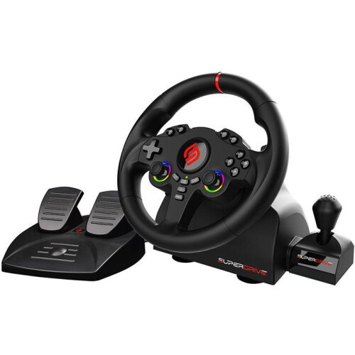 Volant gaming - SUBSONIC - Double joysticks LED + lever - PS4 PC Switch Switch 2 Xbox One Xbox Series