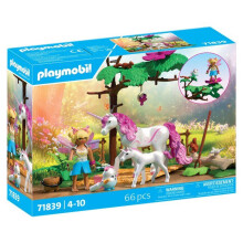 PLAYMOBIL 71839 Magical Unicorn Stable, Fairies, 66 pieces, for ages 4 and up