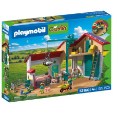 PLAYMOBIL 72160 Large Farm and Barn, Country Farm, 159 pieces, from 4 years old