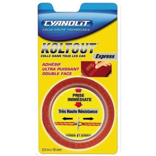 Adhesive tape - CYANOLIT - Koltout Express - Yellow - Multi-purpose