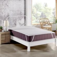 Matratzenauflage - Mansion - Für Doppelbett - 200 x 200 cm - 100 % Baumwolle - Weiß