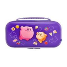 Hard protective case - HORI - Nintendo Switch 2 - Accessory and game storage - Kirby and Waddle Dee design - Purple