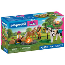 PLAYMOBIL I love horses 72132 Horse Riding and Campfire