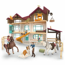 Game Set - SCHLEICH - 42785 - Lakeside Villa - Horse Club - 157 pieces - From 5 years old