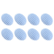8 PVC Wäschekugeln Igel Wäsche Trockner Bälle