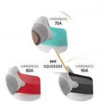 PPF Squeegee for Vinyl, Anti-Scratch TPU Rubber Window Tint Squeegee for Paint Protection Film, Car Window Tinting